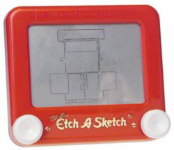 image of the Etch A Sketch toy